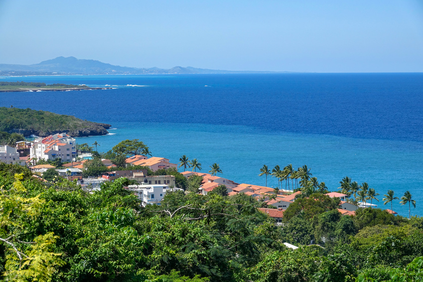 Vue surplombante de Puerto Plata